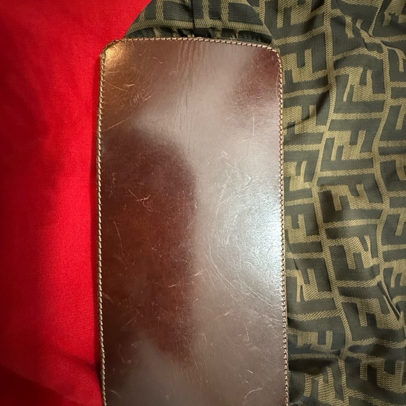 Designer Patterned Tote Bag - Black and Brown - Picture 9 of 16